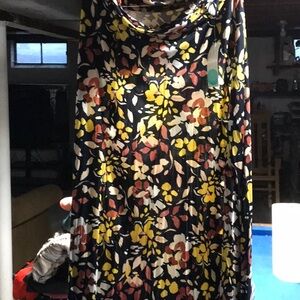 Multi colored flowered Maxi dress new